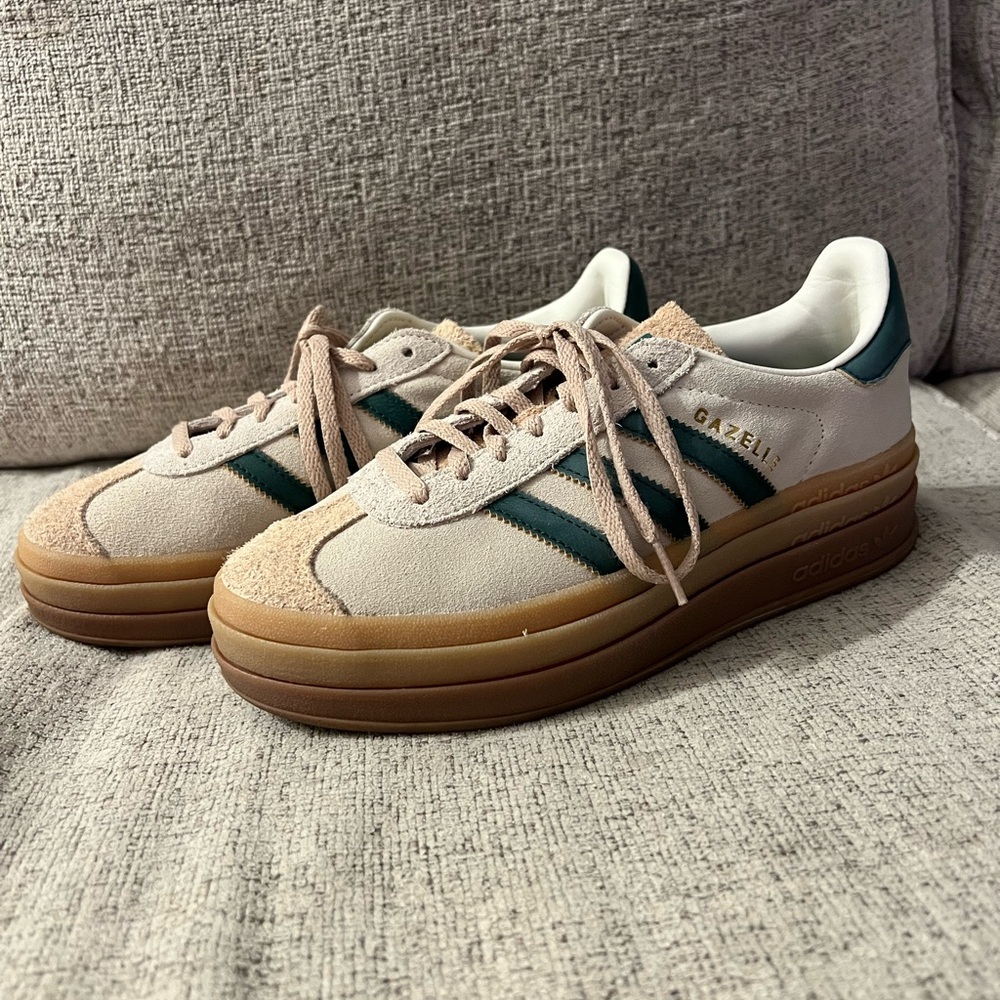 Adidas Women’s Gazelle Bold Tan Sneakers | Size 7